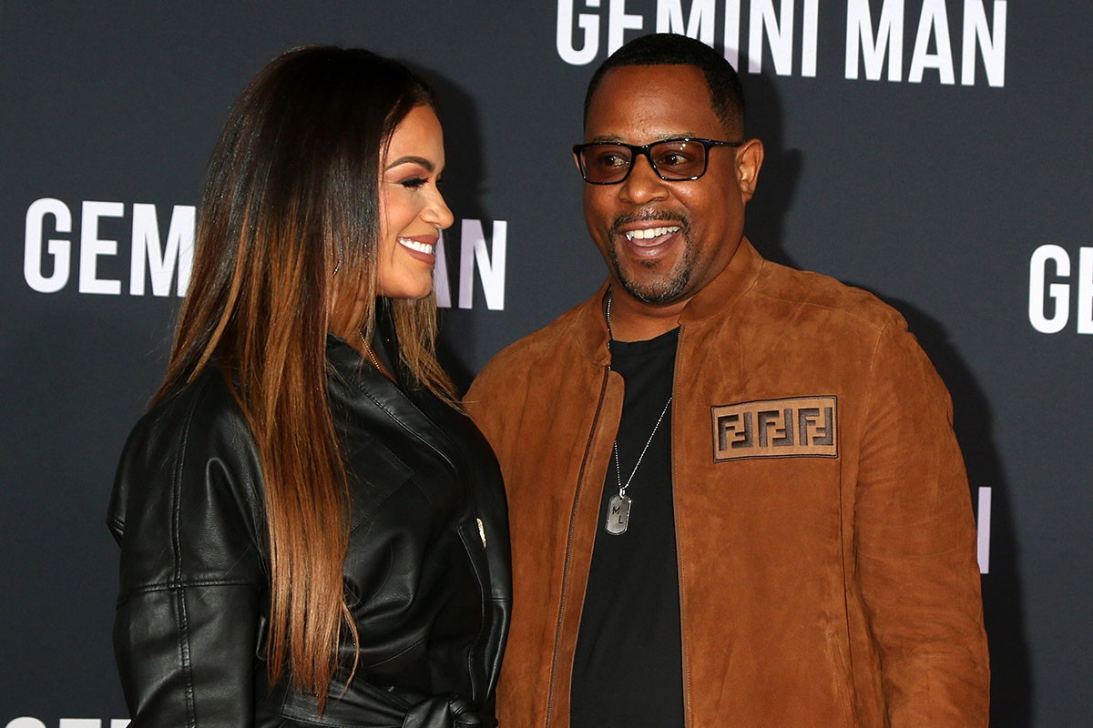 Roberta Moradfar and Martin Lawrence - at the "Gemini" premiere at the TCL Chinese Theater IMAX, Los Angeles
