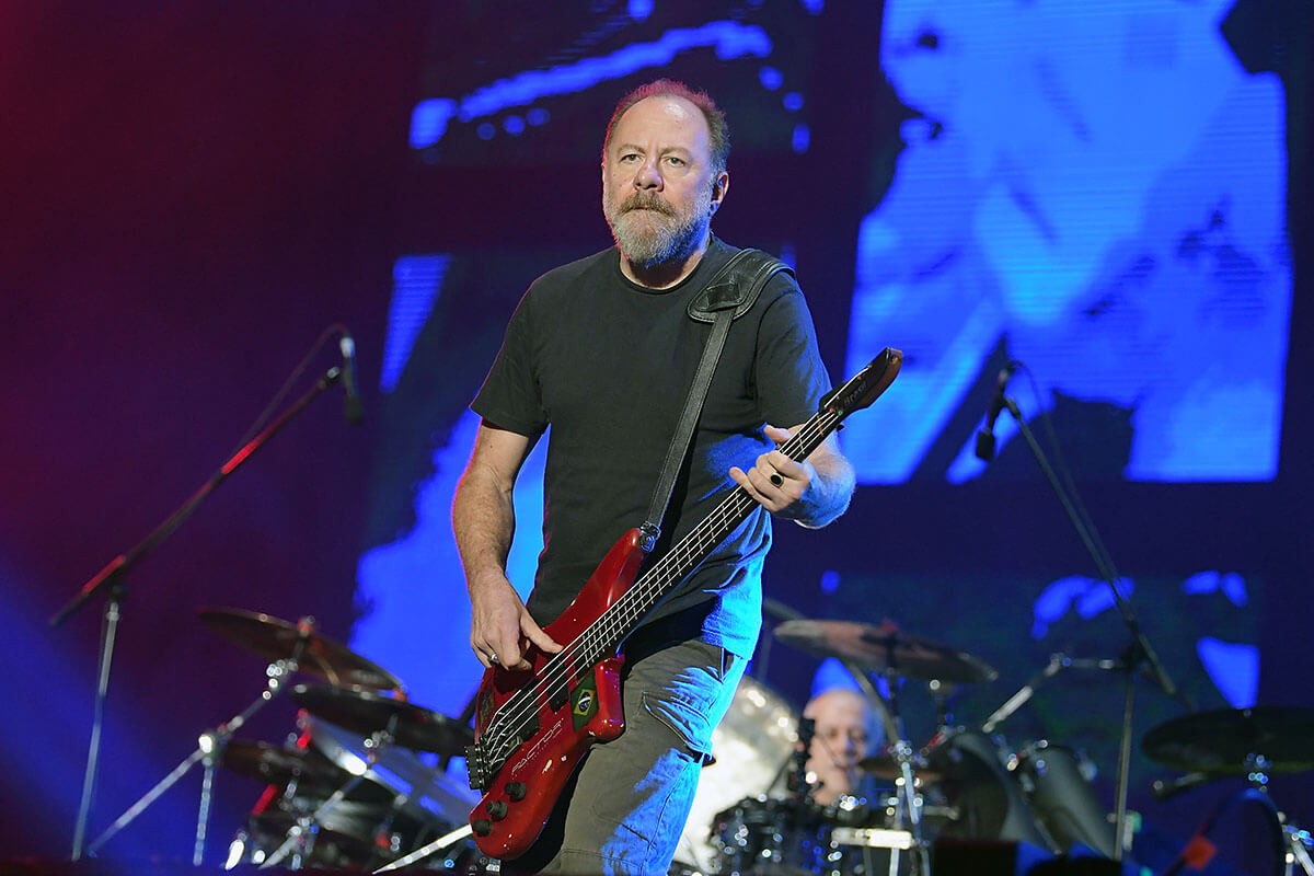 Bassist Bi Ribeiro of the band Paralamas do Sucesso - show at Rock in Rio 2019 in the city of Rio de Janeiro, Brazil Bassist Bi Ribeiro of the band Paralamas do Sucesso - show at Rock in Rio 2019 in the city of Rio de Janeiro, Brazil