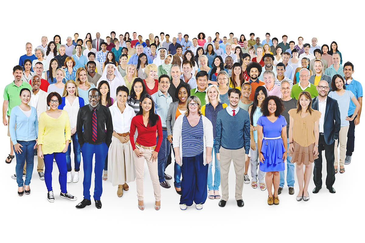 Society of people of different nationalities and from different countries