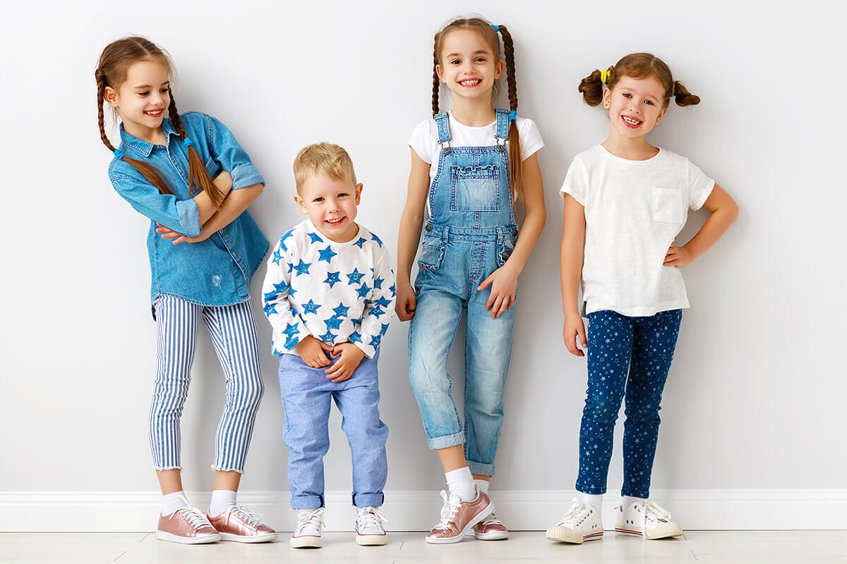 Beautiful kids smiling
