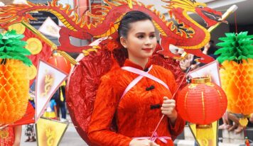 Festival Parade in Pontianak, Indonesia, West Kalimantan