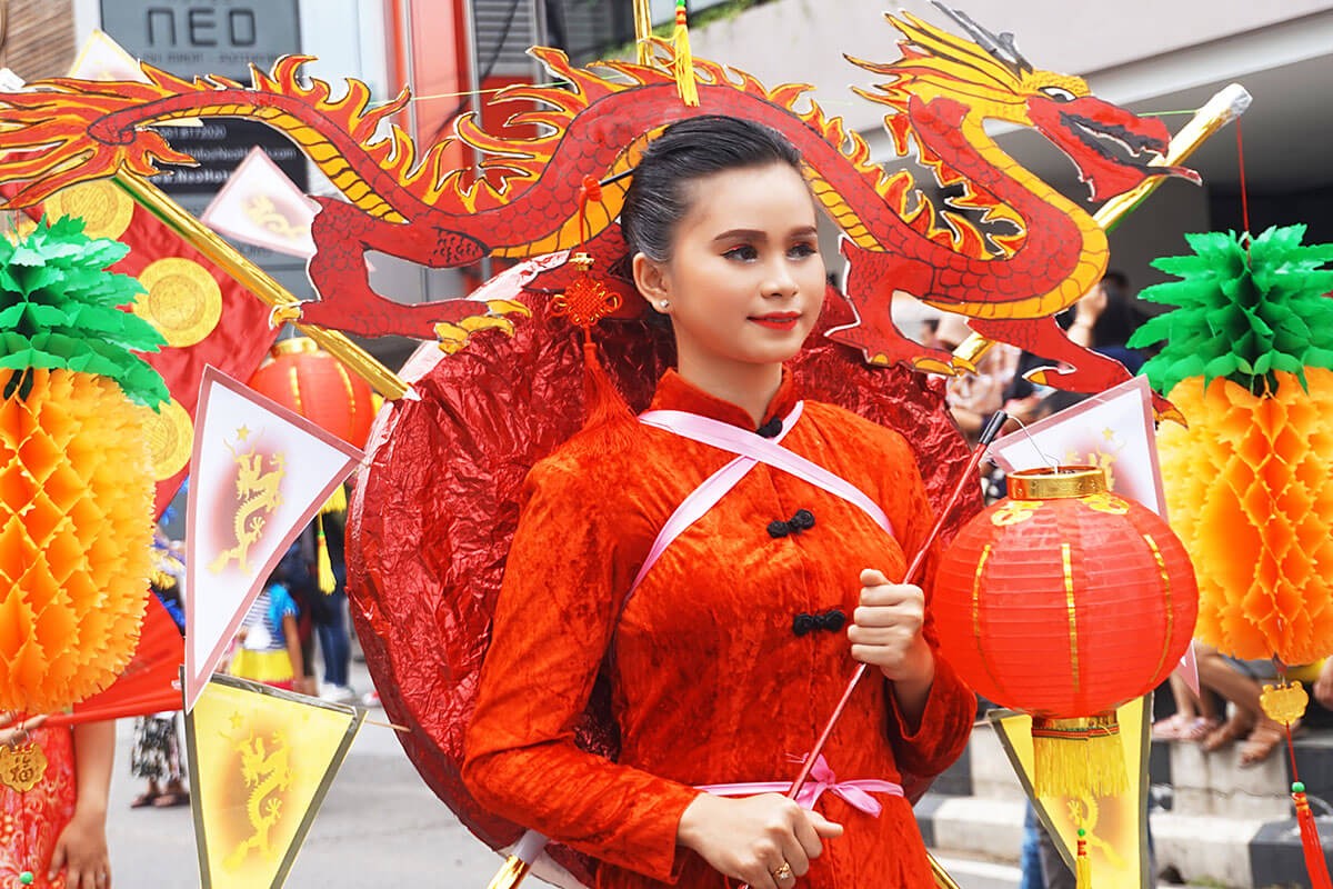 Indonesia, Pontianak, West Kalimantan - Festival Parade in Pontianak, 2019 year
