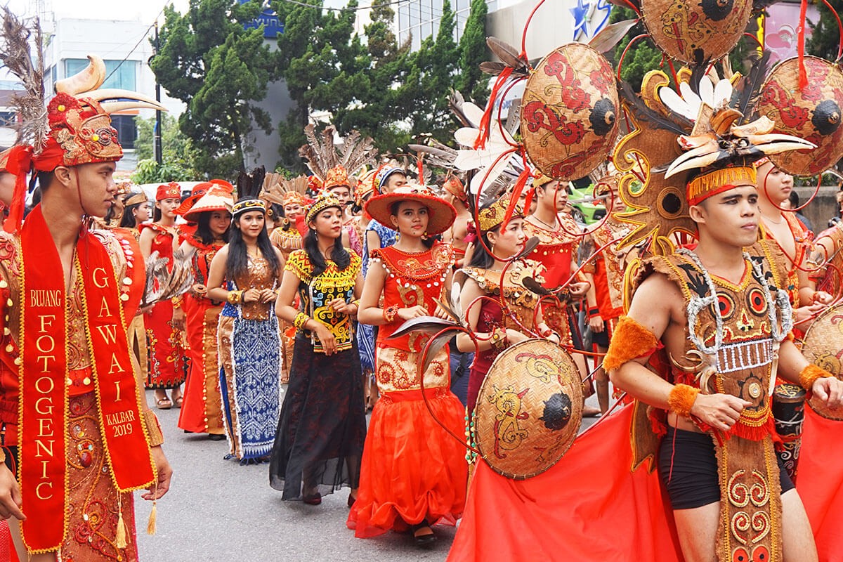Indonesia, Pontianak, West Kalimantan - Anniversary Event on Gajah Mada Street, 2019 year