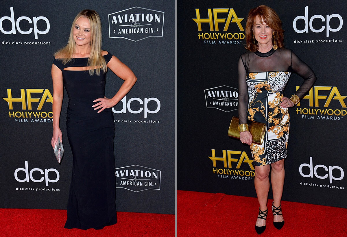 Lauren Woodland and Lee Purcell at the 23rd Annual Hollywood Film Awards, USA