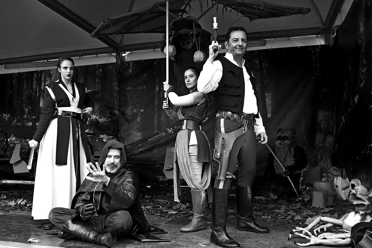 Cosplayers dressed as characters from the Star Wars - Lucca, Italy, 2019