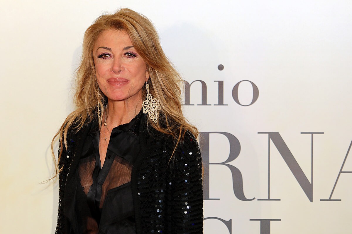 Italian actress Milly Carlucci - Virna Lisi 2019 Award at the Auditorium Parco della Musica