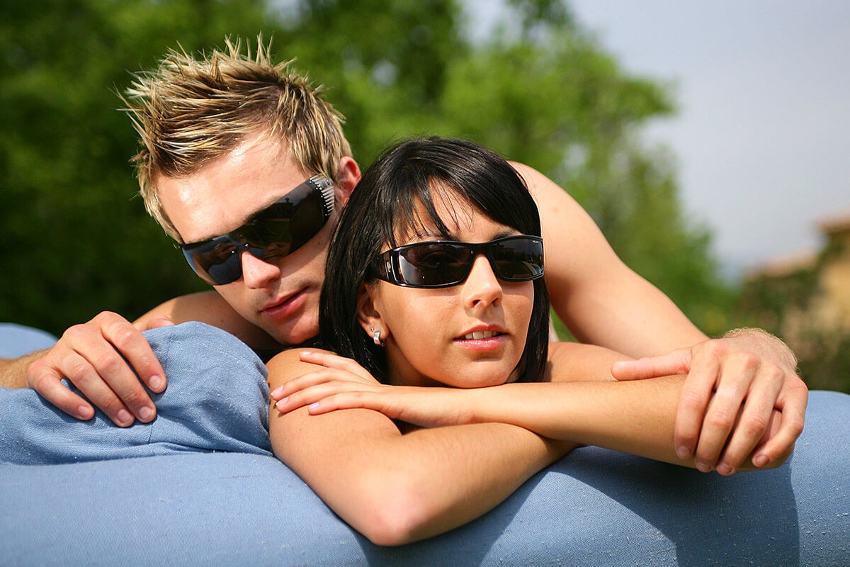 Young married couple