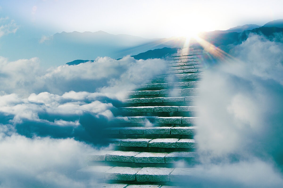 Stepped road to heaven