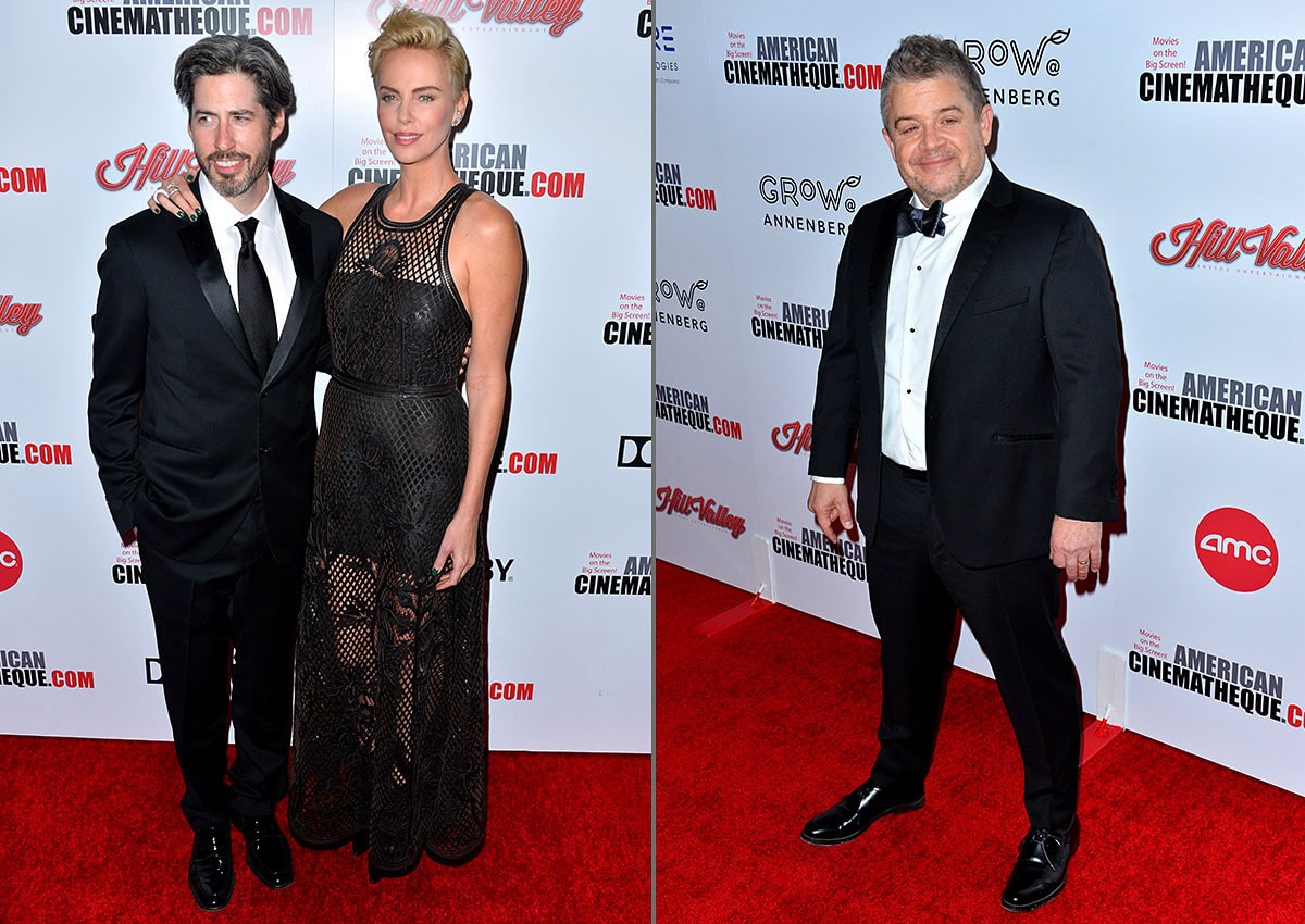 Jason Reitman, Charlize Theron and Patton Oswalt - American Cinematheque Award Gala honoring Charlize Theron