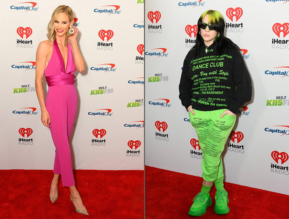 Meghan King Edmonds and Billie Eilish - KIIS FM's iHeartRadio Jingle Ball at the Forum Los Angeles in Inglewood, USA