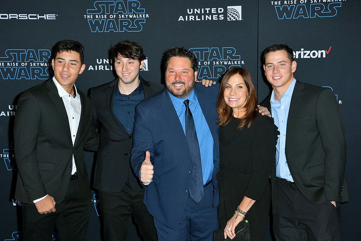 Greg Grunberg and family at the world premiere of "Star Wars: The Rise of Skywalker" at the El Capitan Theatre, Los Angeles, USA