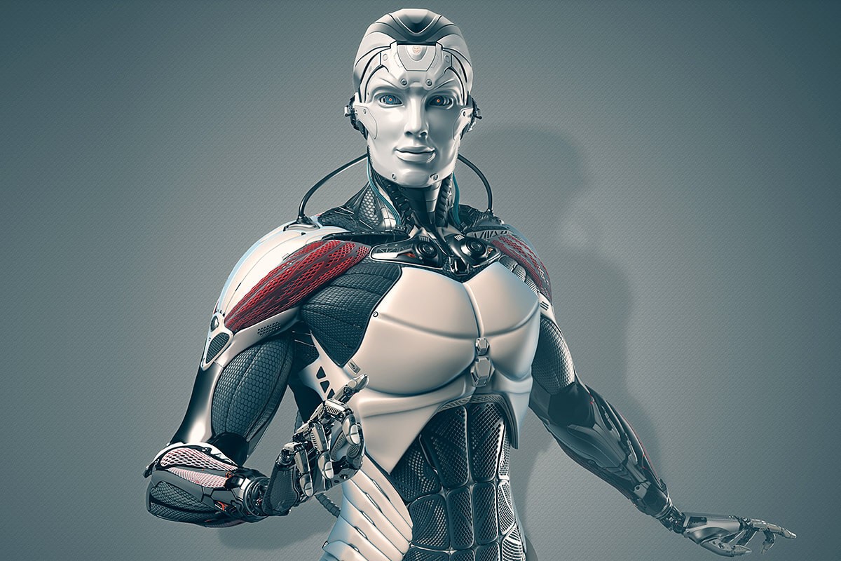 Image of a humanoid robot
