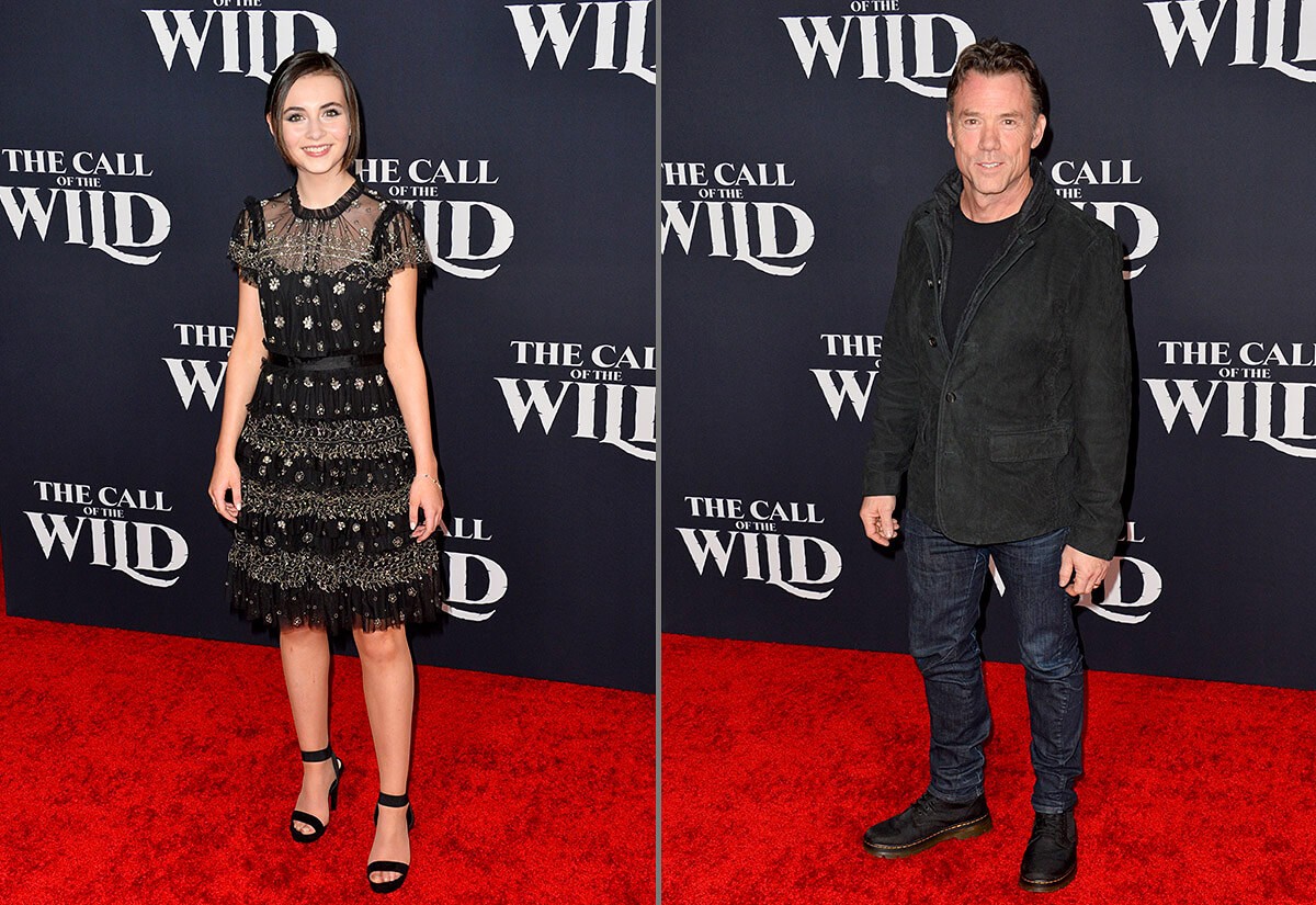 Lara McDonnell and Terry Notary - premiere of The Call of the Wild, Los Angeles, USA