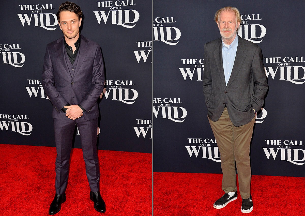 Colin Woodell and Ed Begley Jr. at the world premiere of "The Call of the Wild", Los Angeles, California