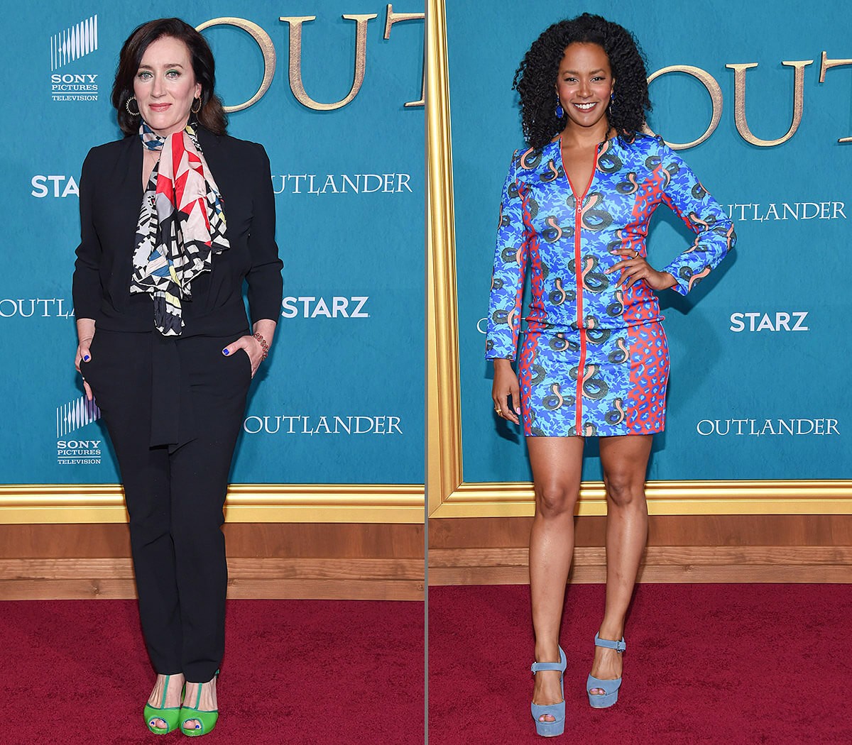 Maria Doyle Kennedy and Corbin Reid - Outlander Season 5 Premiere, Los Angeles, USA
