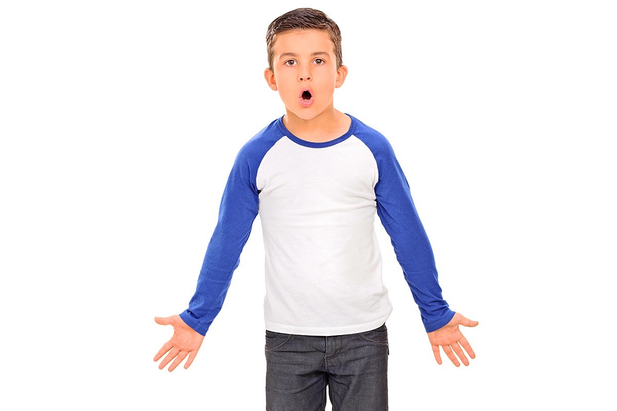 The image of a perturbed child from misunderstanding of parents