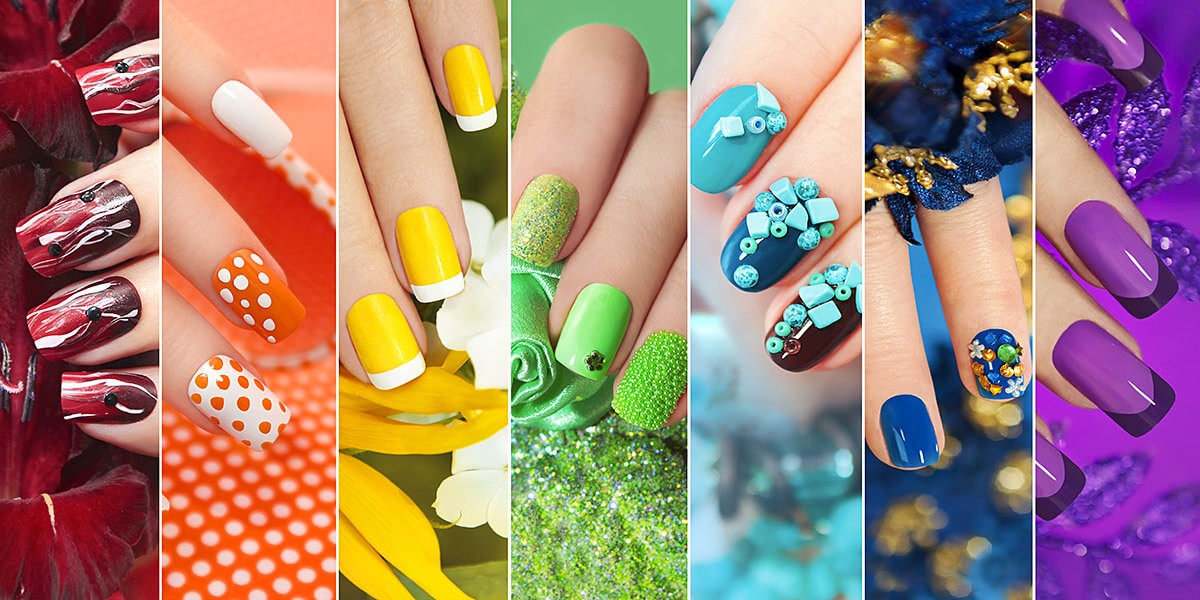 Image of various nail designs options
