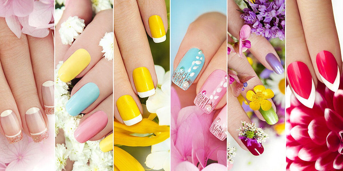 Various combinations of beautiful manicure for women