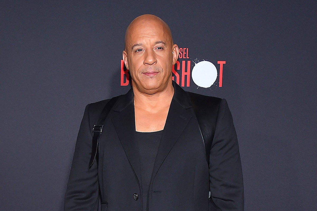 Vin Diesel at the World Premiere of "Bloodshot" in Westwood, Los Angeles, California