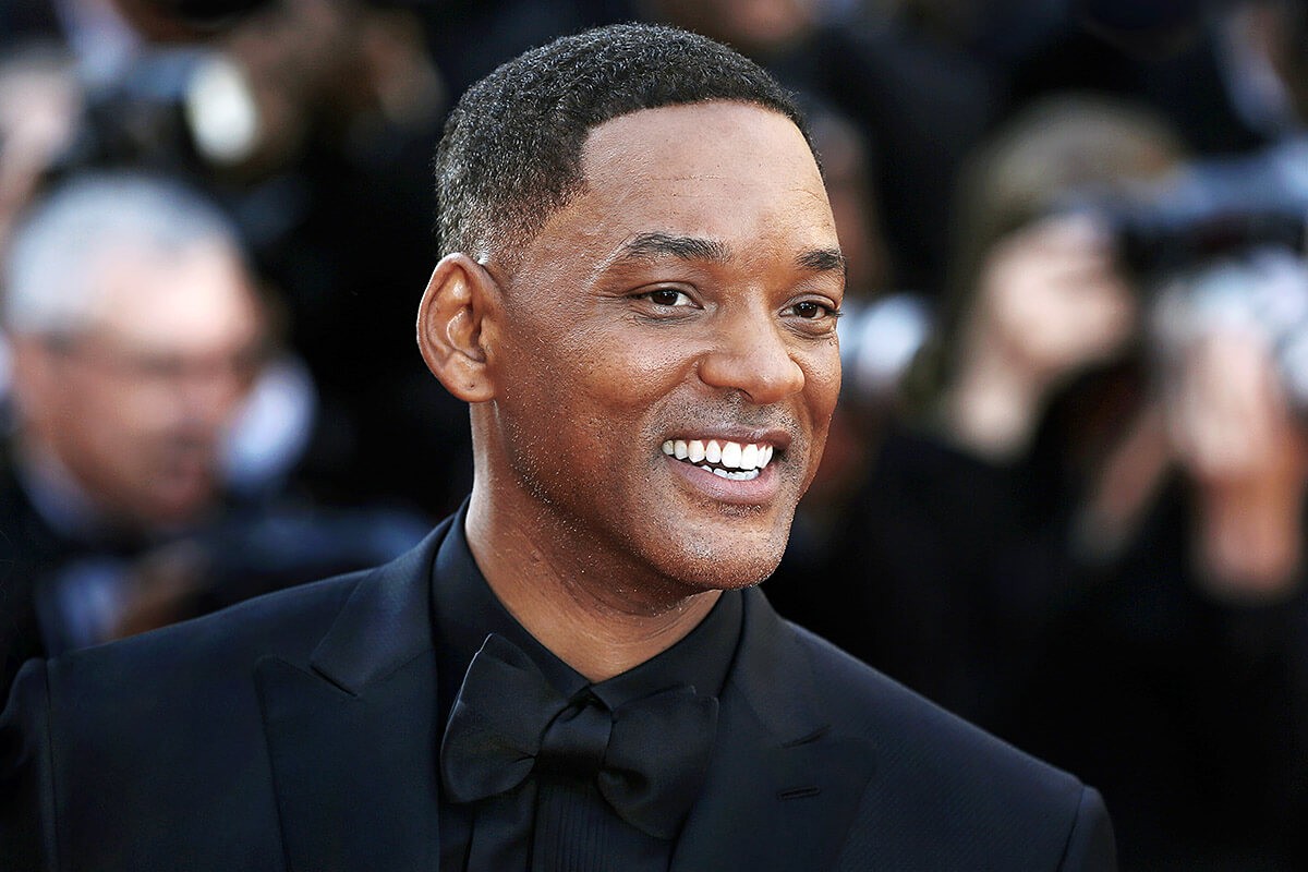 Image of Will Smith with a smile on his face