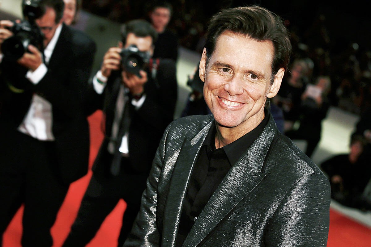 Image of Jim Carrey with a smile
