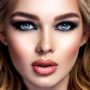 Beautiful face blonde