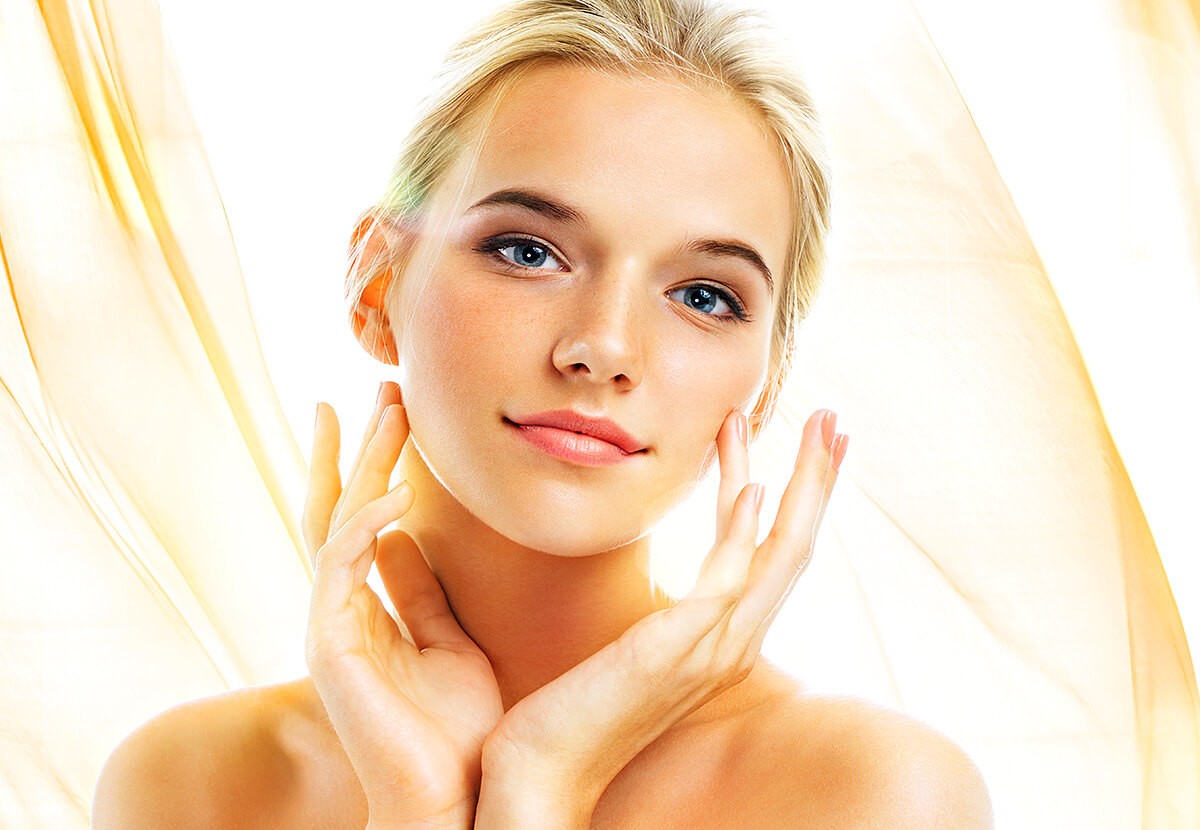Lovely girl with natural makeup