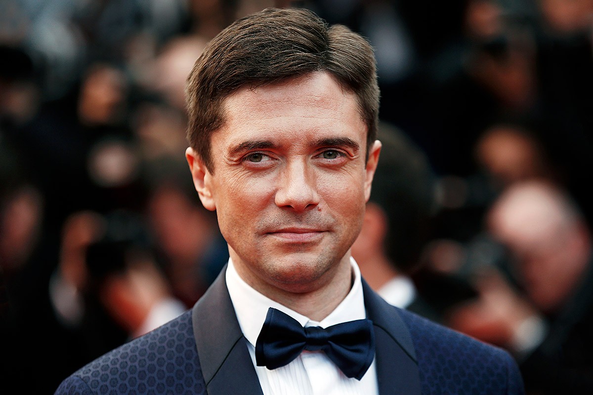 Fascinating look of the American actor Topher Grace