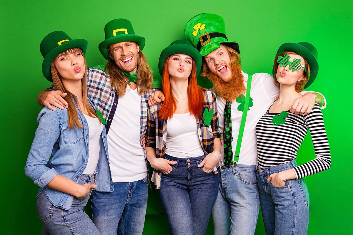 Image of a group of various joyful people