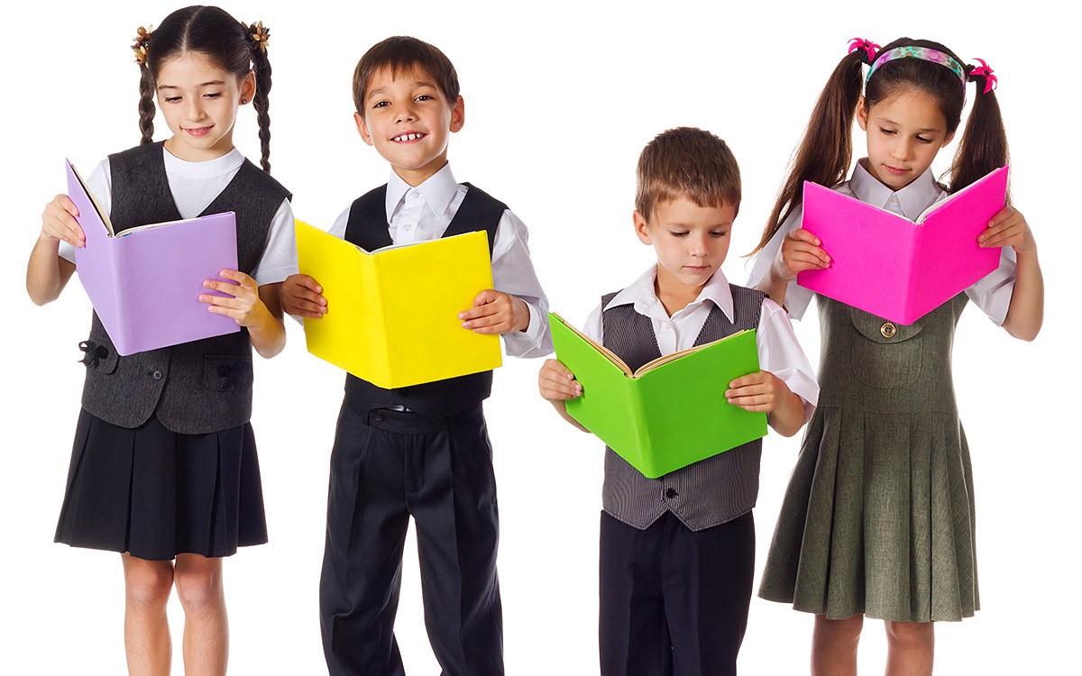Children develop and read books Children develop and read books