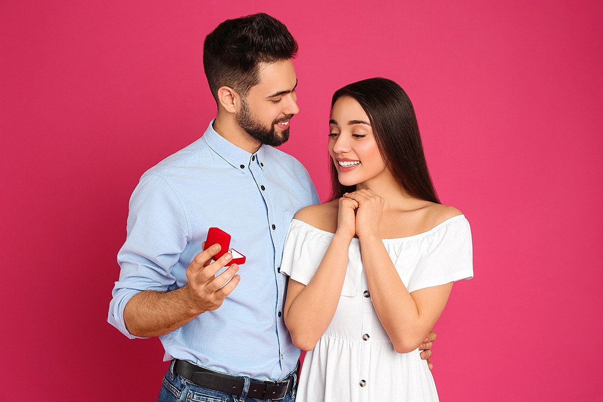 Happy young couple