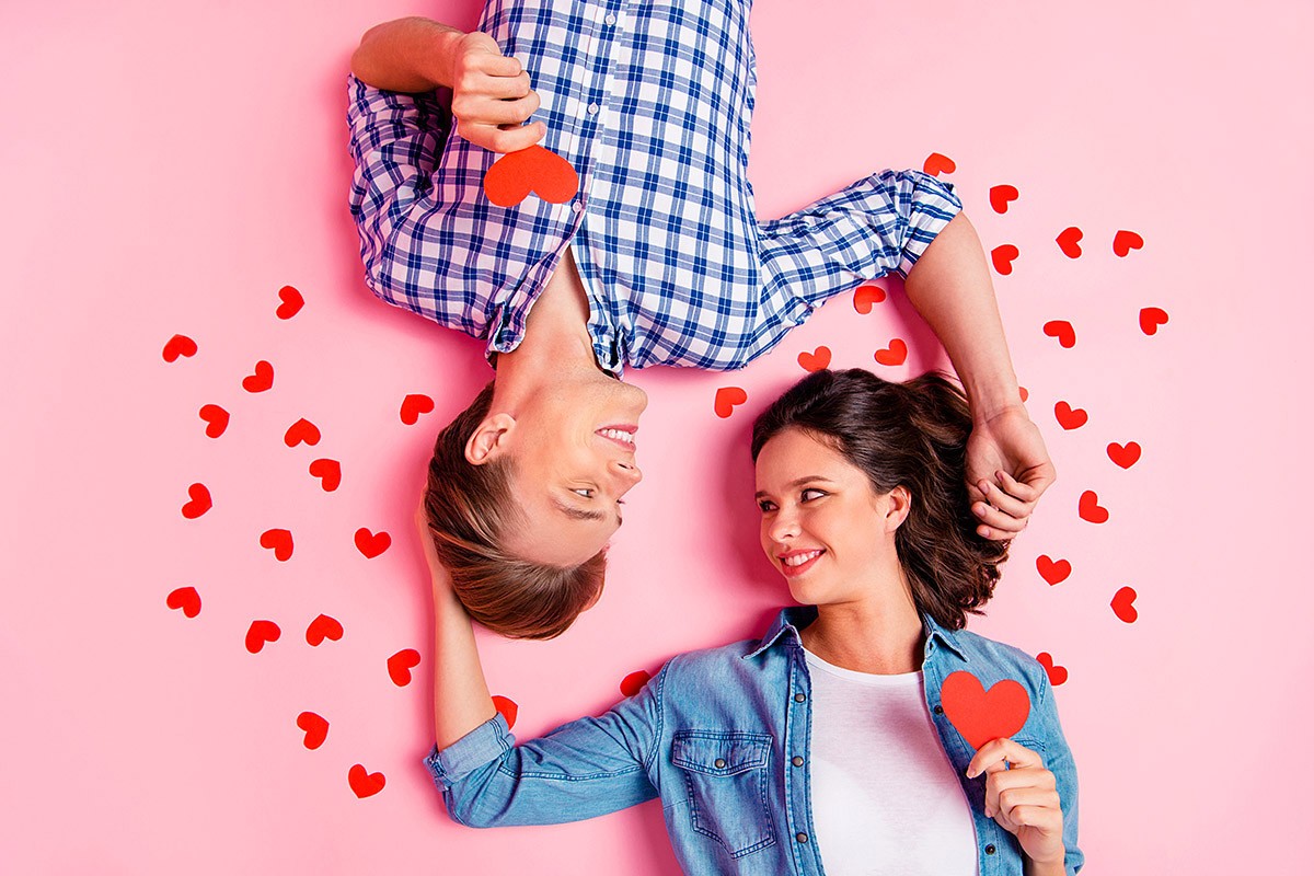 Image of a married couple in love