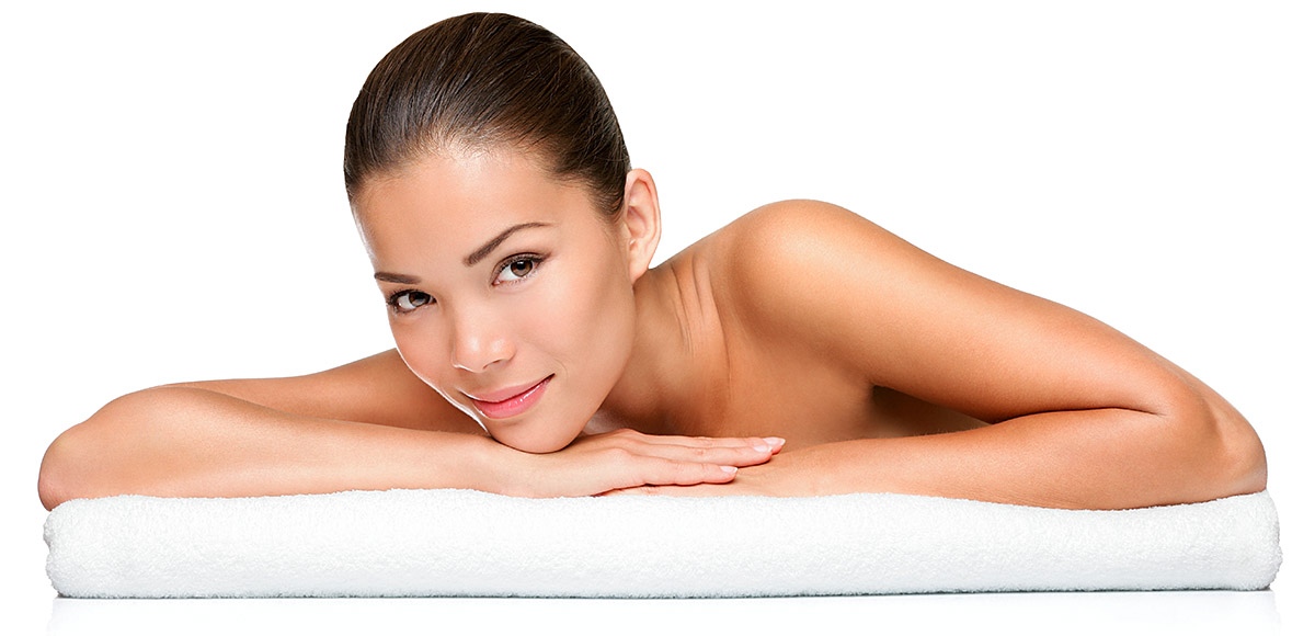 Image of a beautiful girl with a well-groomed face