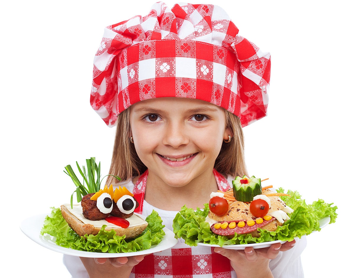 Little girl with beautiful baby sandwiches Little girl with beautiful baby sandwiches