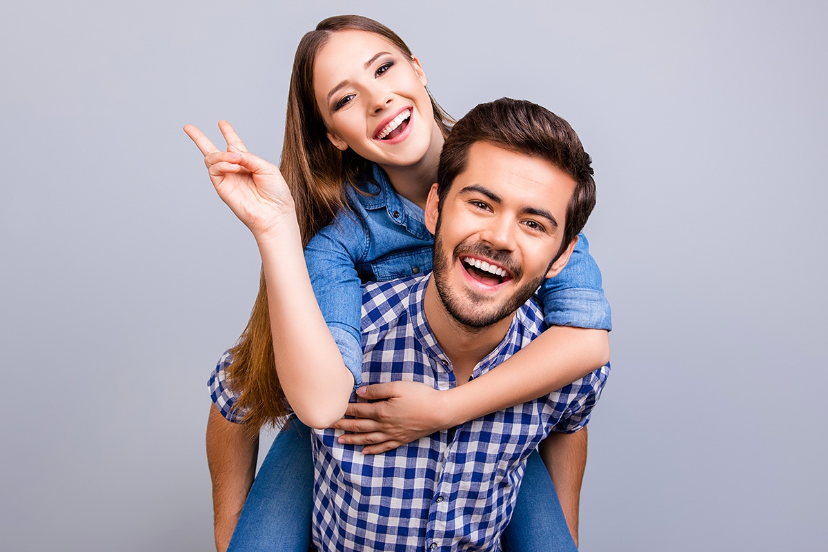 Image of a happy couple in a relationship