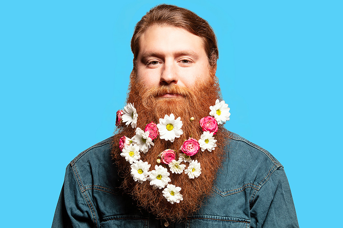 Cute man with a big beard Cute man with a big beard